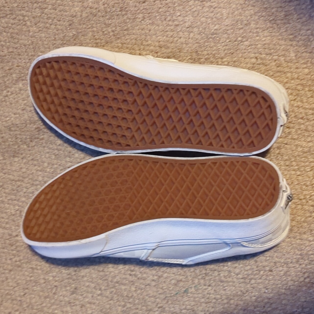 Mens Vans Classic Slip-On sneakers True White Checkerboard colorway M8/W9 - Picture 8 of 8